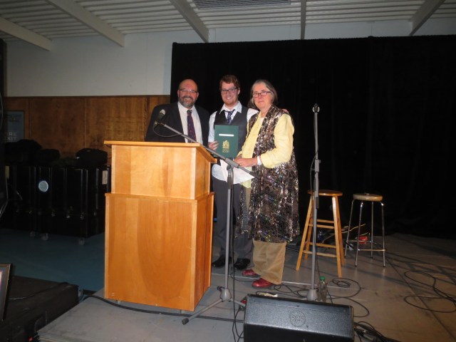 Ryan with Dr. and Mrs. Goddard, Nichola's parents.