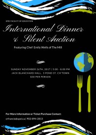 International Dinner 2017 Poster